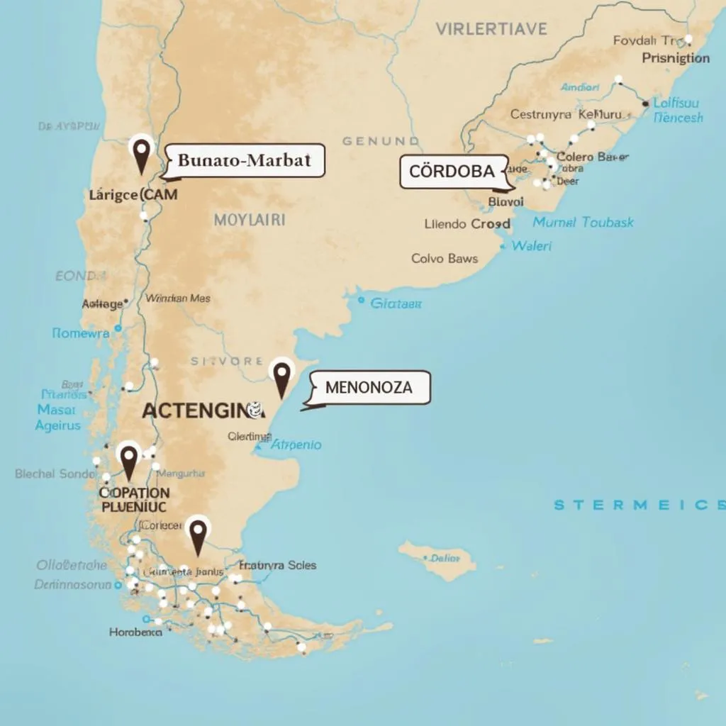 Mapa de ubicación de oficinas